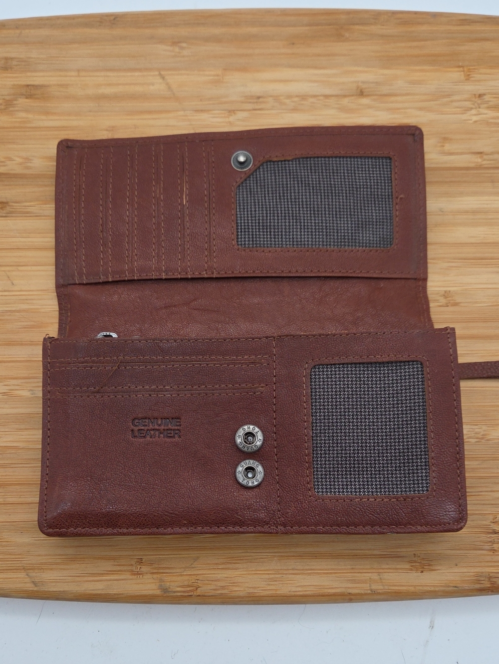 Spikes and Sparrow Brown Leather Wallet